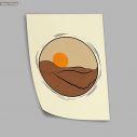 Desert sun, poster