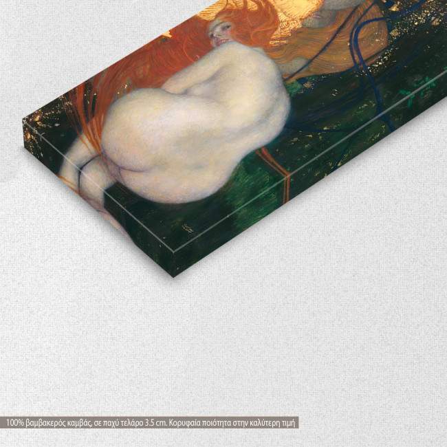 Canvas print Goldfish, Klimt Gustav