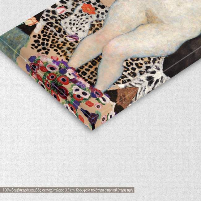 Canvas print Adam and Eva, Klimt Gustav