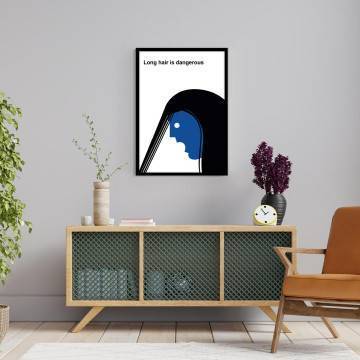Long hair is dangerous, poster 2