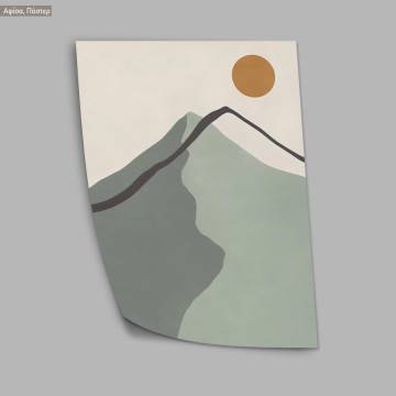 Mountain and sun, poster 2