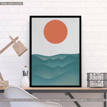 Turquoise sea, poster