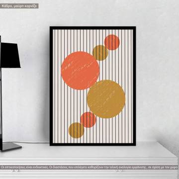 Lines and circles, poster
