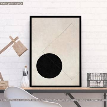 Circle and square, poster