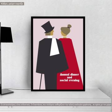 Annual dinner and social evening, poster