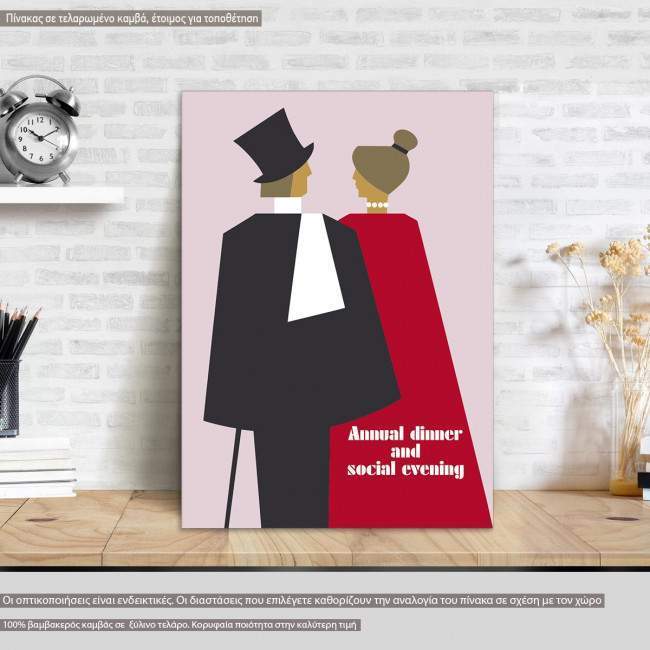 Annual dinner and social evening, poster