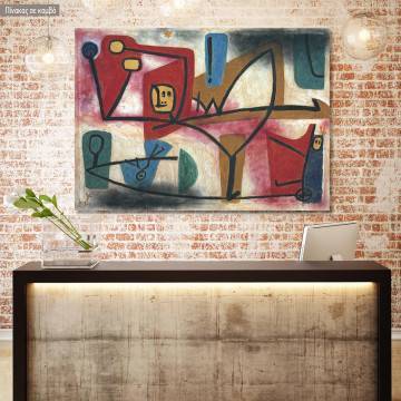 Canvas print Exuberance , Klee Paul