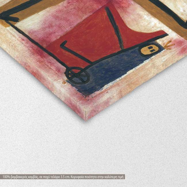 Πίνακας ζωγραφικής Exuberance , Klee Paul, αντίγραφο σε καμβά, λεπτομέρεια