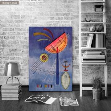 Canvas print Inclined semicircle, 1928, Kandinsky W, poster