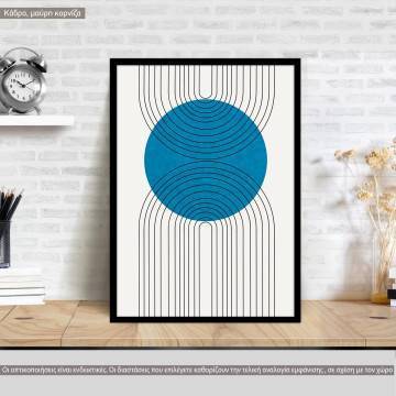 Circle and lines Ι, poster