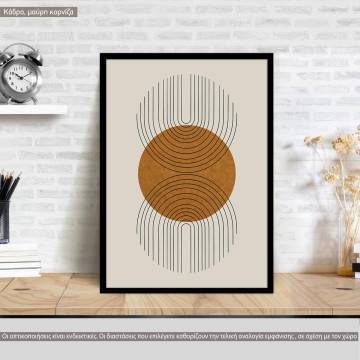 Circle and lines II, poster