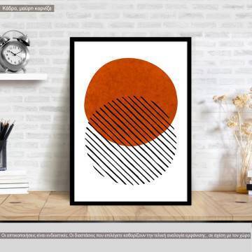 Circle and lines III, poster