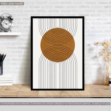 Circle and lines IV, poster