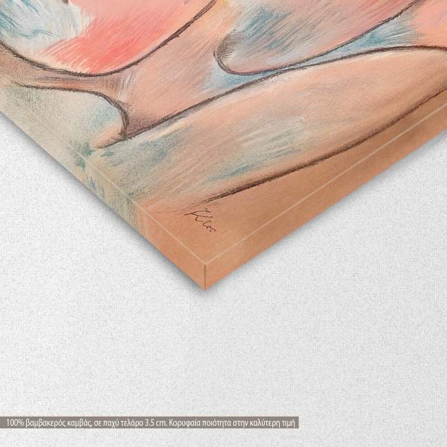 Πίνακας ζωγραφικής Hibernation, Klee P, αντίγραφο σε καμβά, λεπτομέρεια