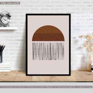 In semicircle, poster