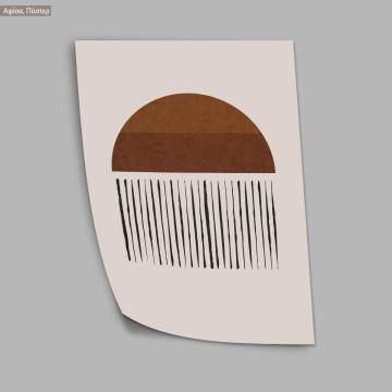 In semicircle, κάδρο, μαύρη κορνίζα 2