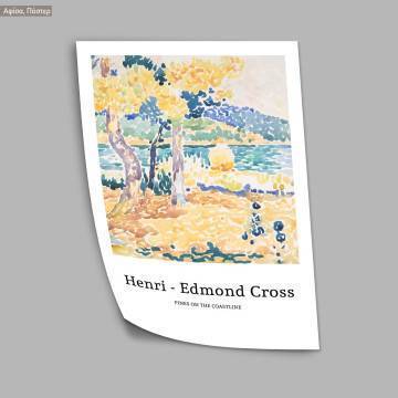 Pines on the coastline, Cross, poster 2