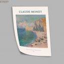 The beach and the Falaise d'Amont, Monet, αφίσα, πόστερ