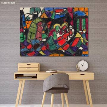 Canvas print Composition (Adoration), Hoelzel A.