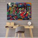 Canvas print Composition (Adoration), Hoelzel A.