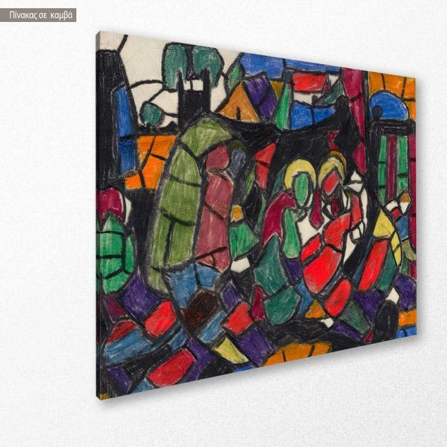 Canvas print Composition (Adoration), Hoelzel A.