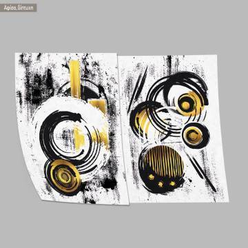 In gold circles, poster 2