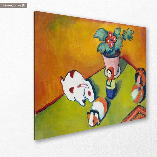 Canvas print Walter Chen toys, Macke August