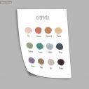 Poster Colors icons chart