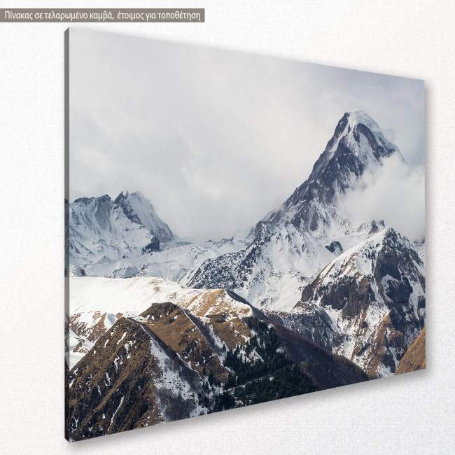 Canvas print Awe of mountains