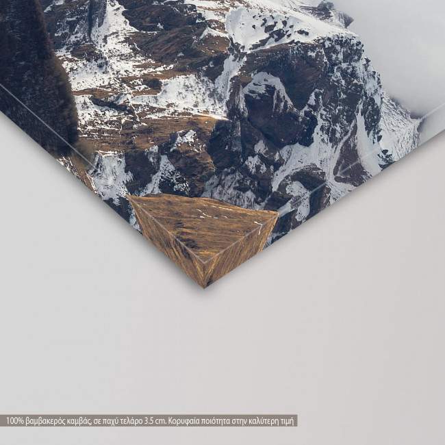 Canvas print Awe of mountains