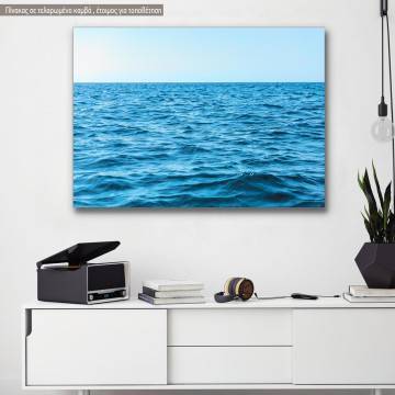 Canvas print The blue sea