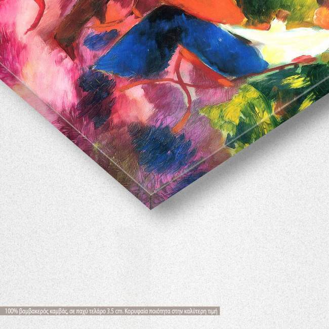 Canvas print By the garden, Macke A.