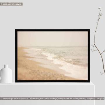 Dreamy coast, κάδρο, μαύρη κορνίζα
