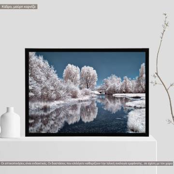 Winter morning, poster