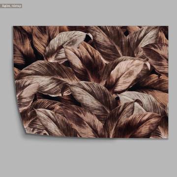 Brown dried leaves, poster 2