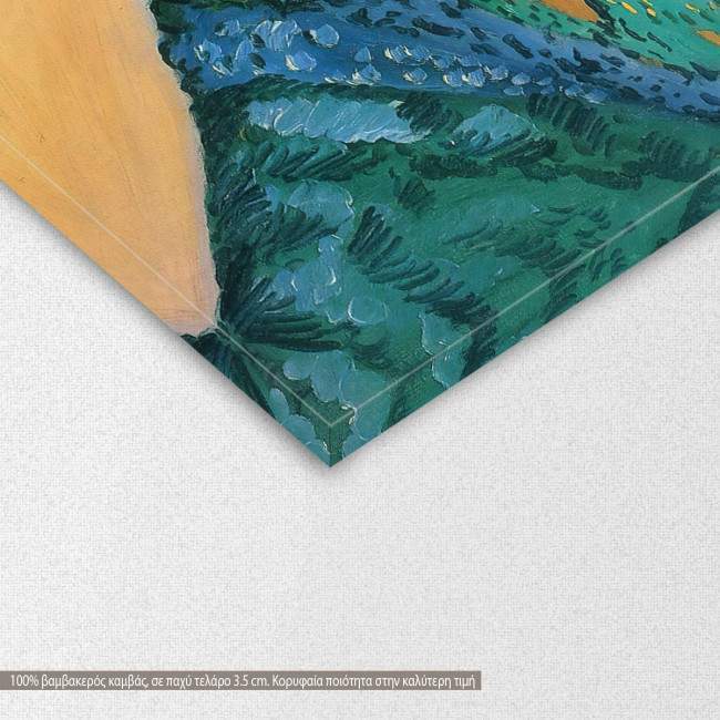 Canvas print Vegetable fields, Macke August