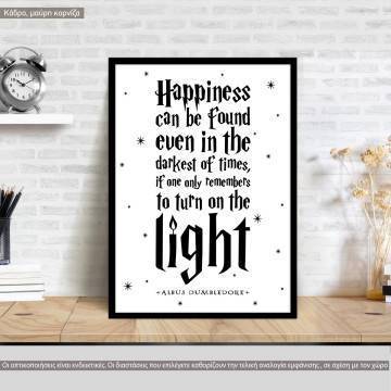 Happiness can be found, poster