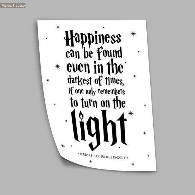 Happiness can be found, αφίσα, πόστερ