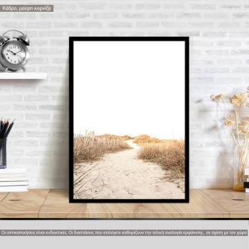 To the beach I, poster