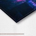Canvas print, Purple city night
