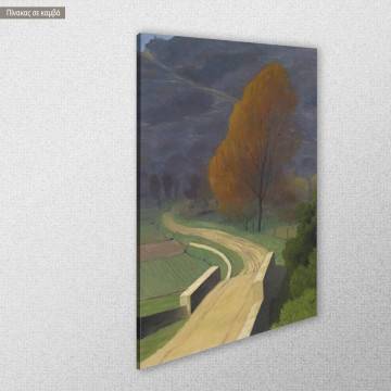 Πίνακας ζωγραφικής Bridge over Beal Vallotton F. Καμβάς τελαρωμένος Όψη 1 2