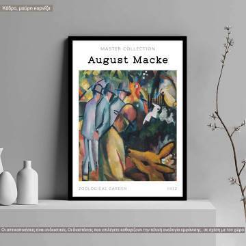 Zoological garden, Macke A poster