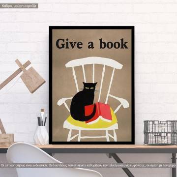 Give a book, poster