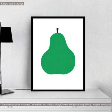 A pear, poster
