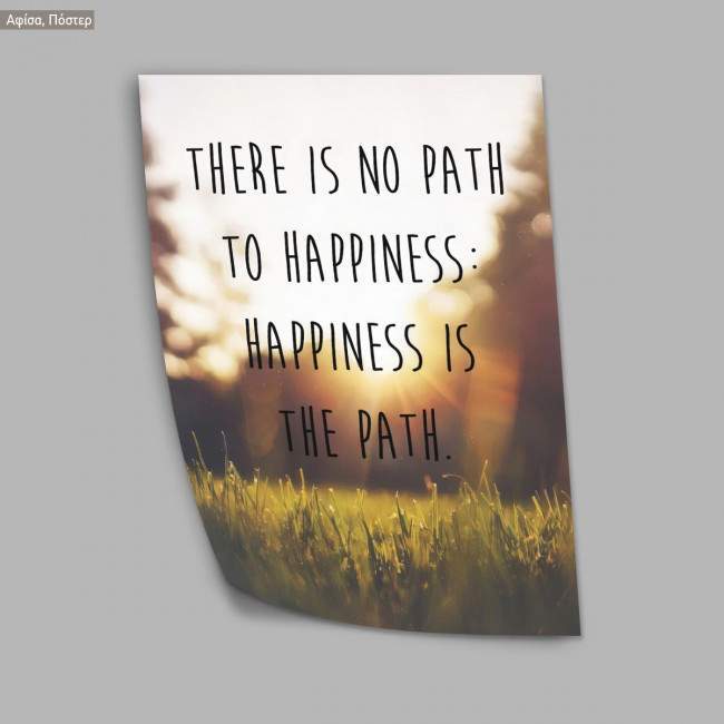 Path to happiness, αφίσα, πόστερ
