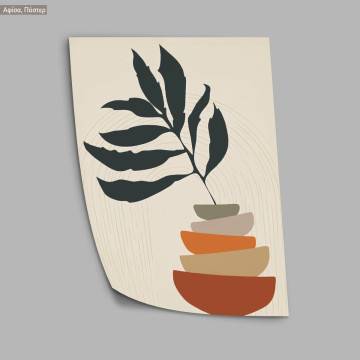 Leaves and pottery, poster 2