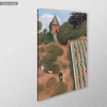 Canvas print Along the small tower Vallotton F. Framed canvas View 1 2