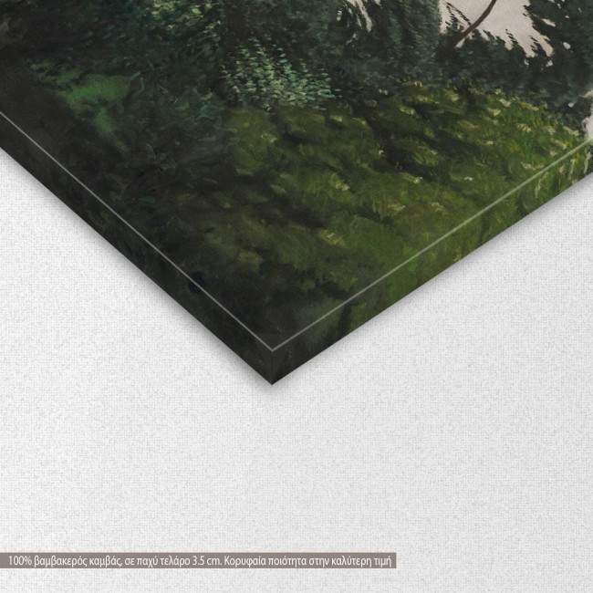 Canvas print The wind, Vallotton F.