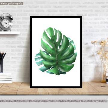 Palm tree leaves, poster