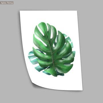 Palm tree leaves, poster 2